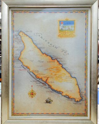 Historical Map Framing Edgewater MD
